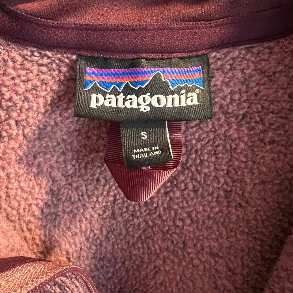 Patagonia Kipi Pink Better Sweater 1/4-Zip Fleece Pullover Size S - Picture 3 of 7